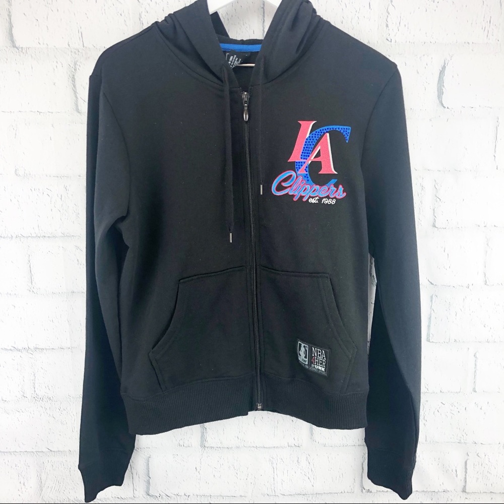NBA4Her Licensed Sweatshirt Zip Hoodie LA Clippers